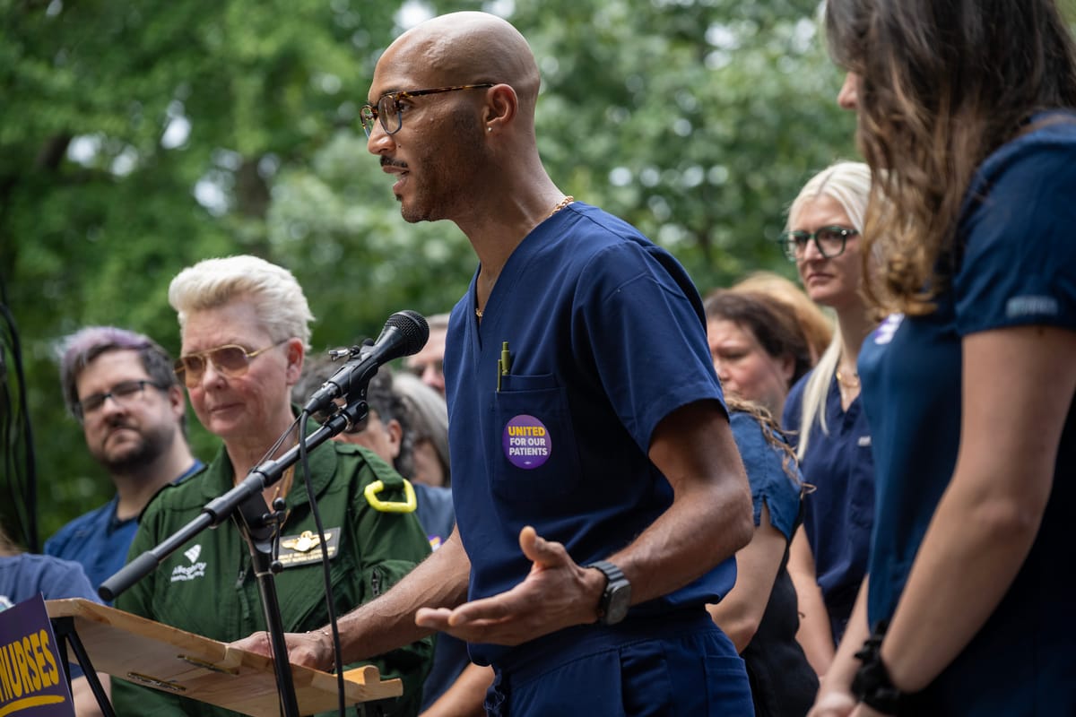 AGH nurses emphasize need   for safe staffing levels as union contract talks begin