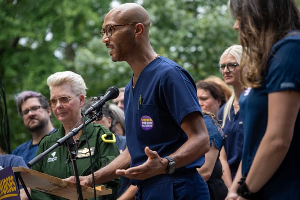 AGH nurses emphasize need   for safe staffing levels as union contract talks begin